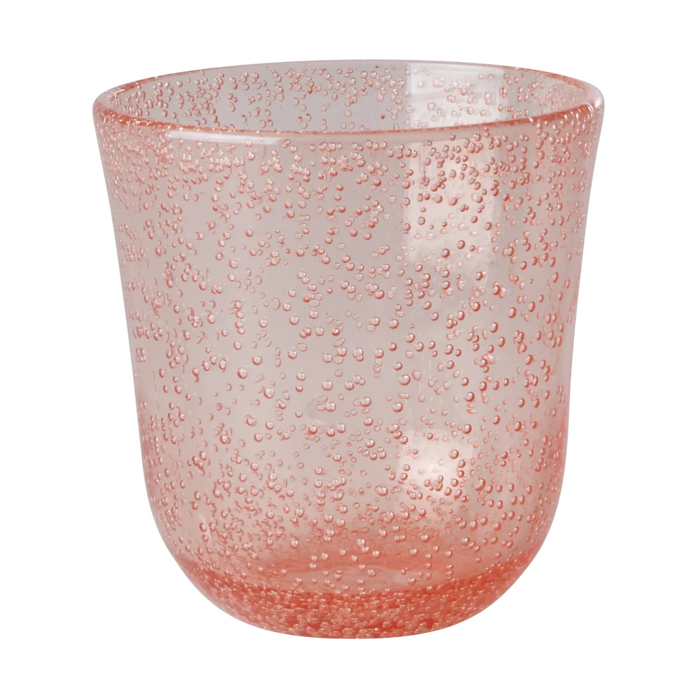 Rice tumbler glas boble design akryl 41 cl, Peach RICE