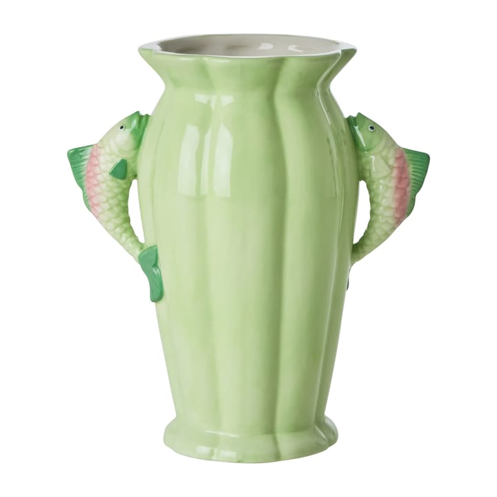 Rice vase fisk 20 cm, Green RICE