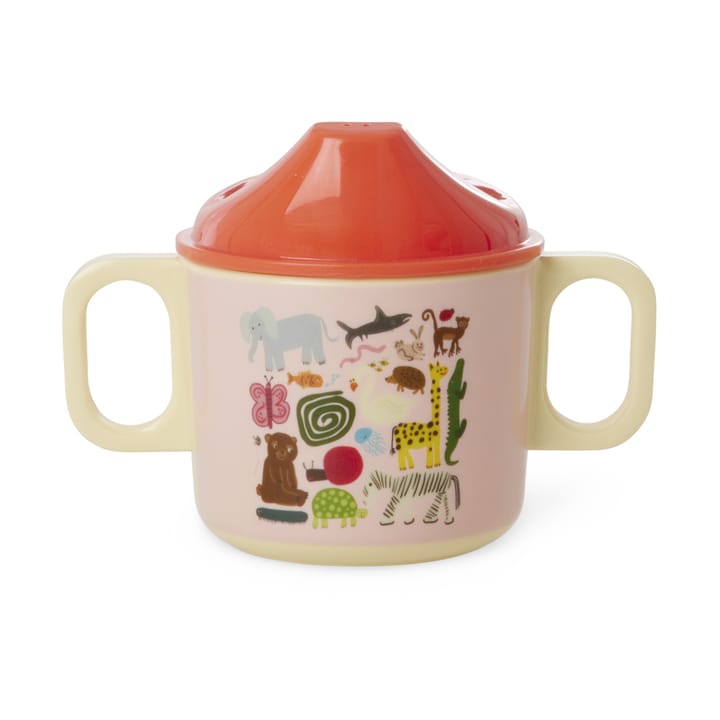 Rice wildlife børnekop med to håndtag 25 cl - Pink - RICE