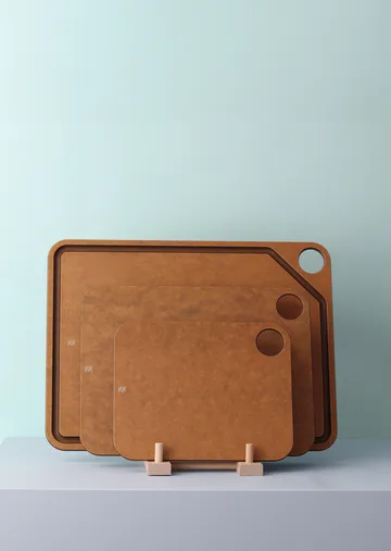 CUT-IT skærebræt - Brown, 18,7x23,5 cm - RIG-TIG