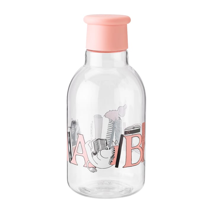 DRINK-IT Moomin ABC vandflaske 0,5 L, Salmon RIG-TIG