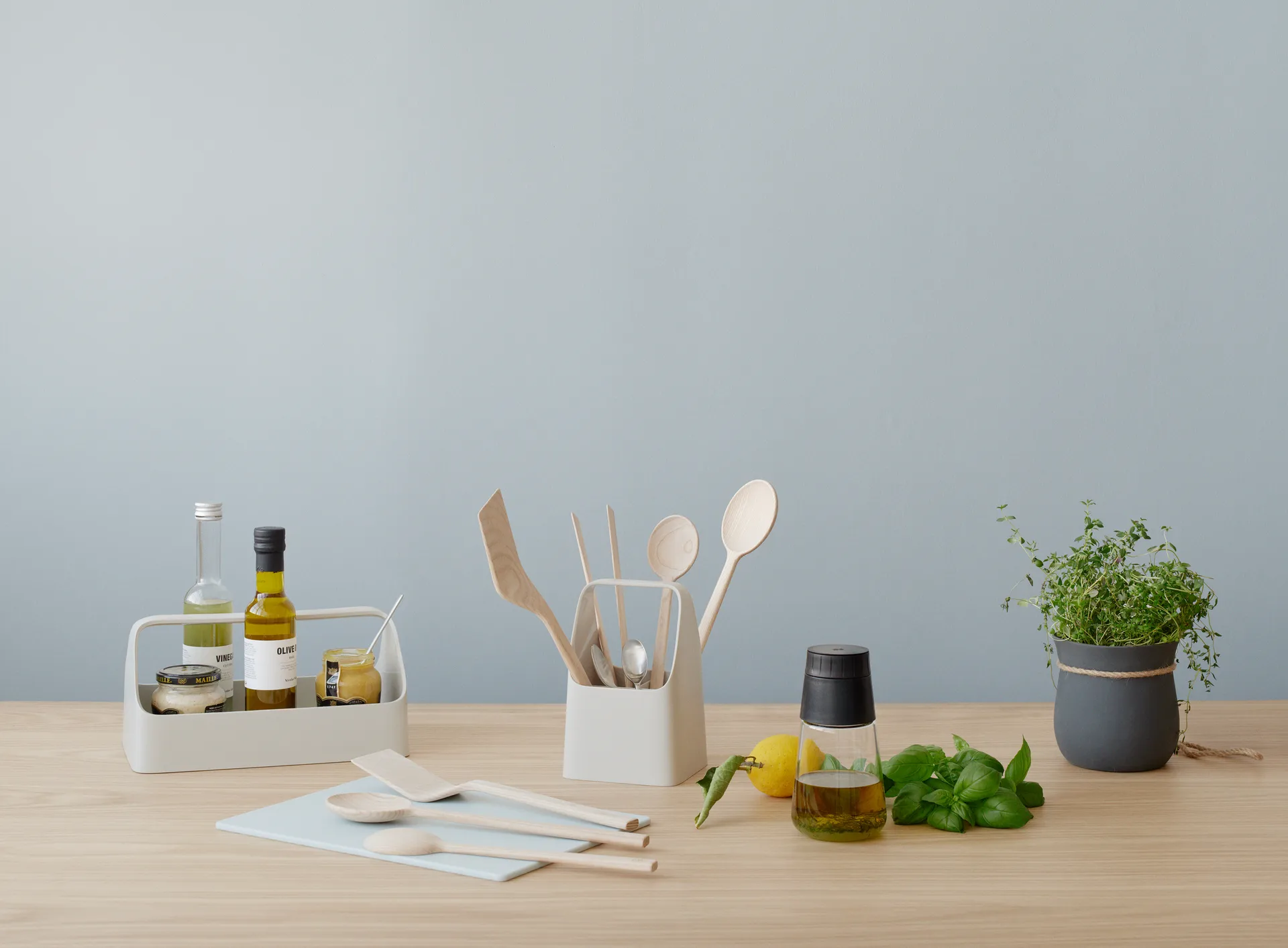 HANDY-BOX opbevaringsboks 12x12,5 cm, Lysegrå RIG-TIG