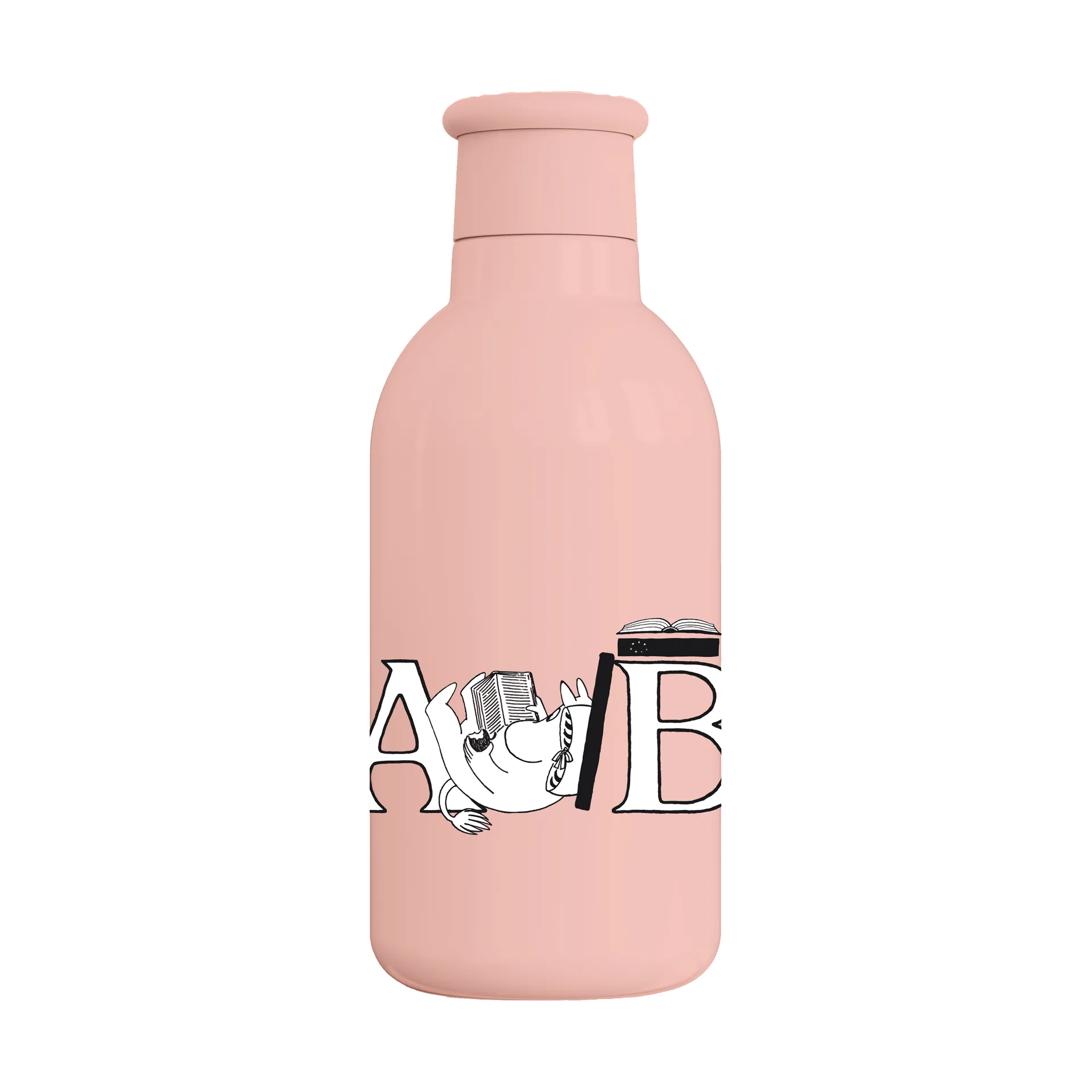 Mumitrolden ABC termoflaske 0,5 L, Moomin salmon RIG-TIG