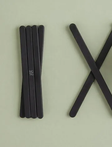 TRIX grydelapper - Black, 20,7 cm - RIG-TIG