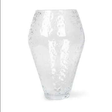 Crushed glasvase large - Clear - Ro Collection