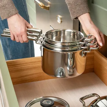 316 Series kasserolle-sæt - Rustfrit stål, 3 dele - Robert Welch