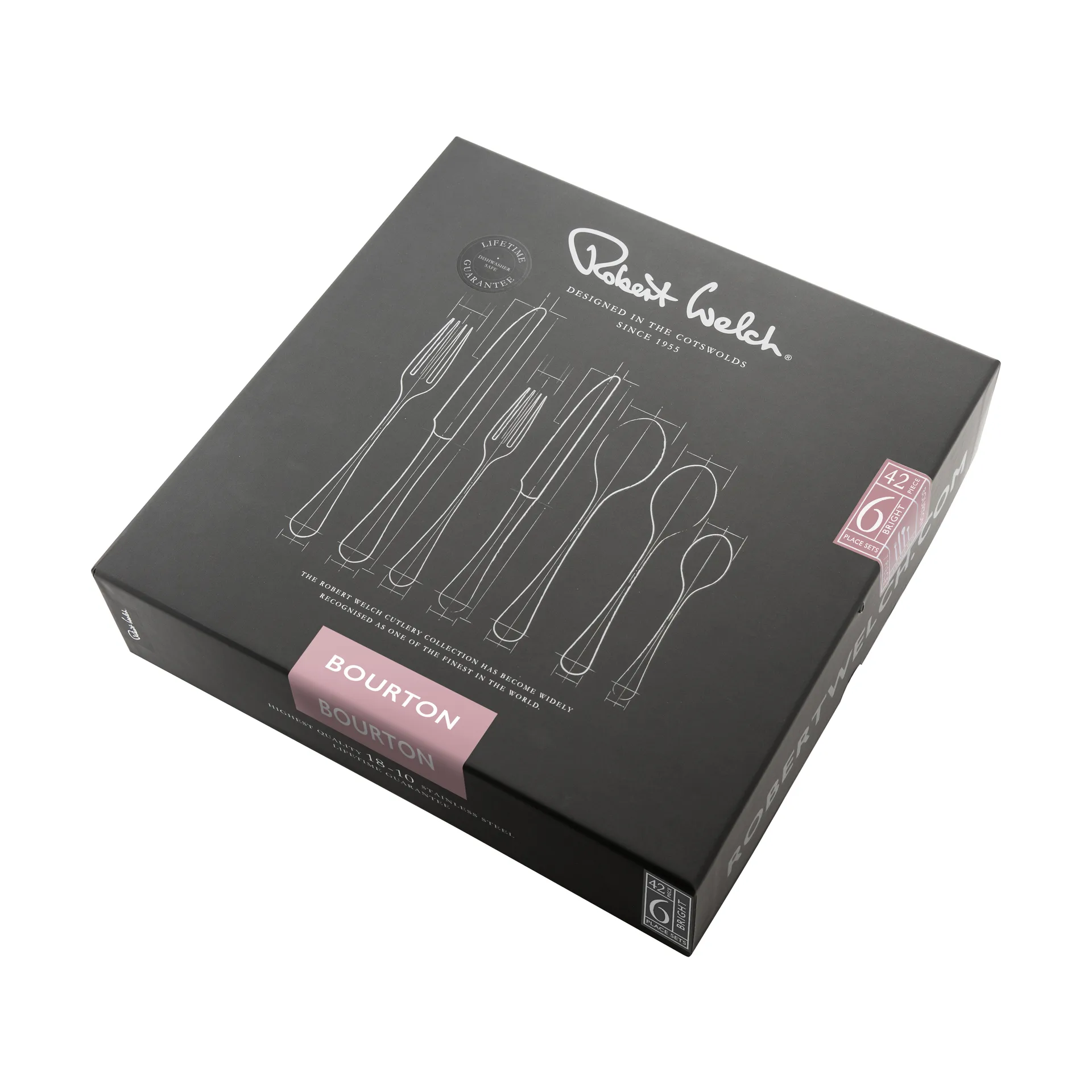 Bourton Bright bestiksæt, 42 dele Robert Welch