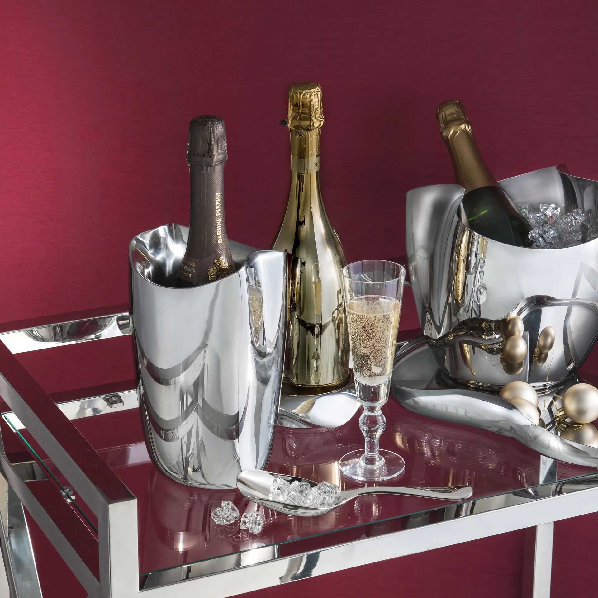 Drift dobbeltvægget vinkøler, Rustfrit stål Robert Welch