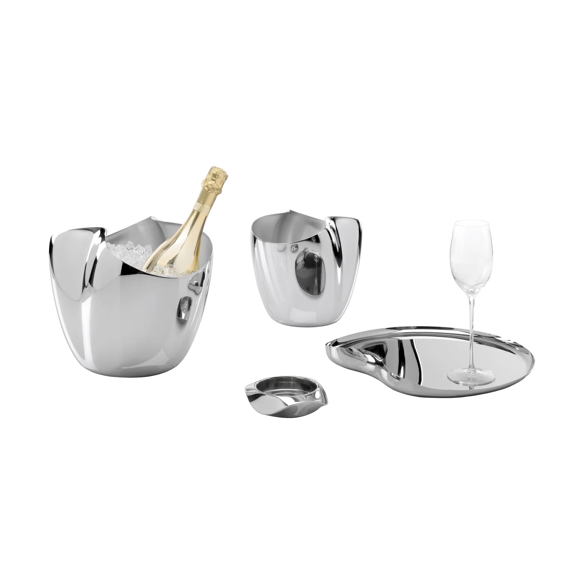 Drift underlag / coaster til vinflaske, Rustfrit stål Robert Welch