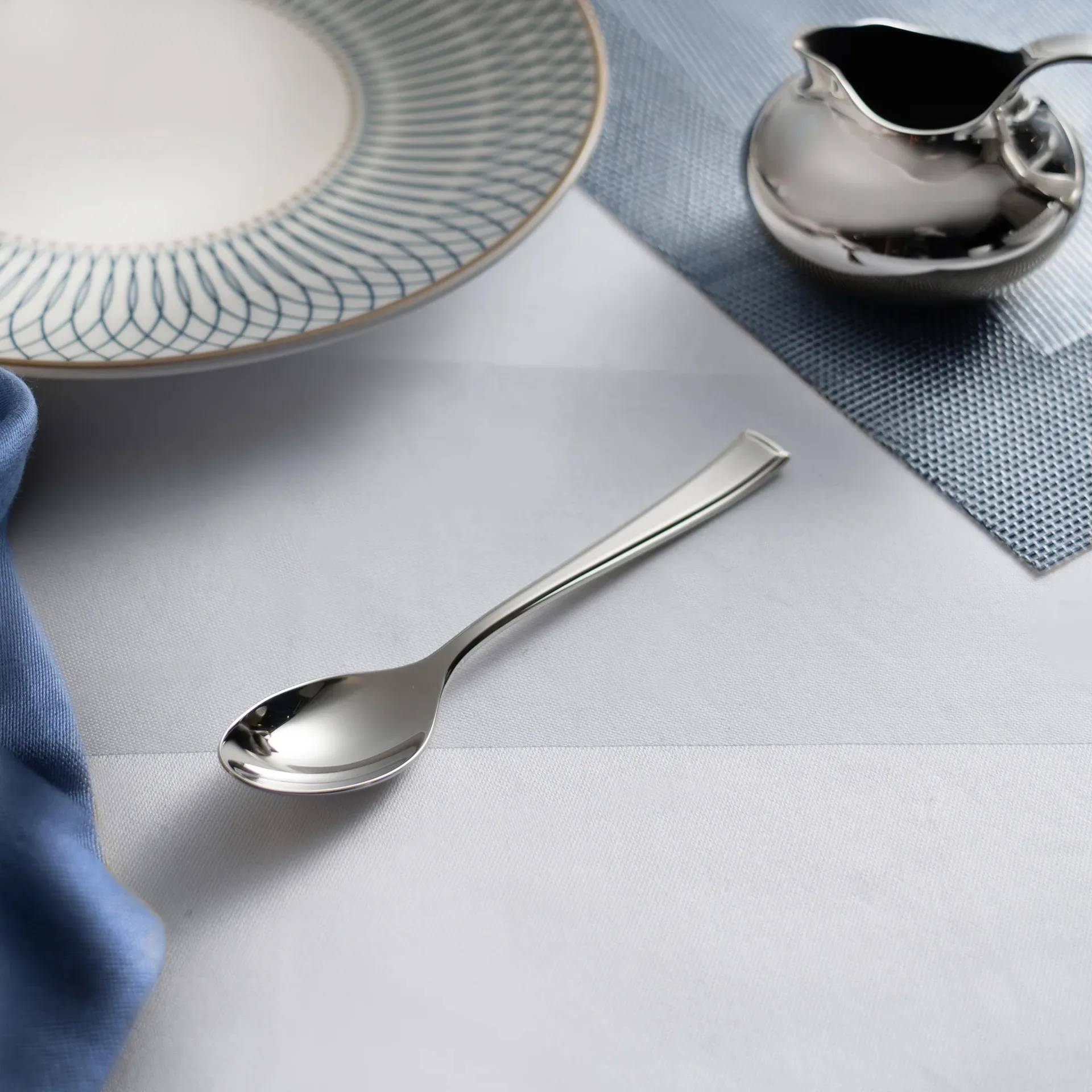 Fairford bright kaffeskef, Rustfrit stål, 10,6 cm Robert Welch