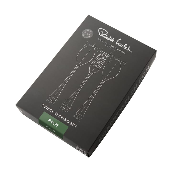 Palm Bright serveringsbestik 3 dele, Rustfrit stål Robert Welch