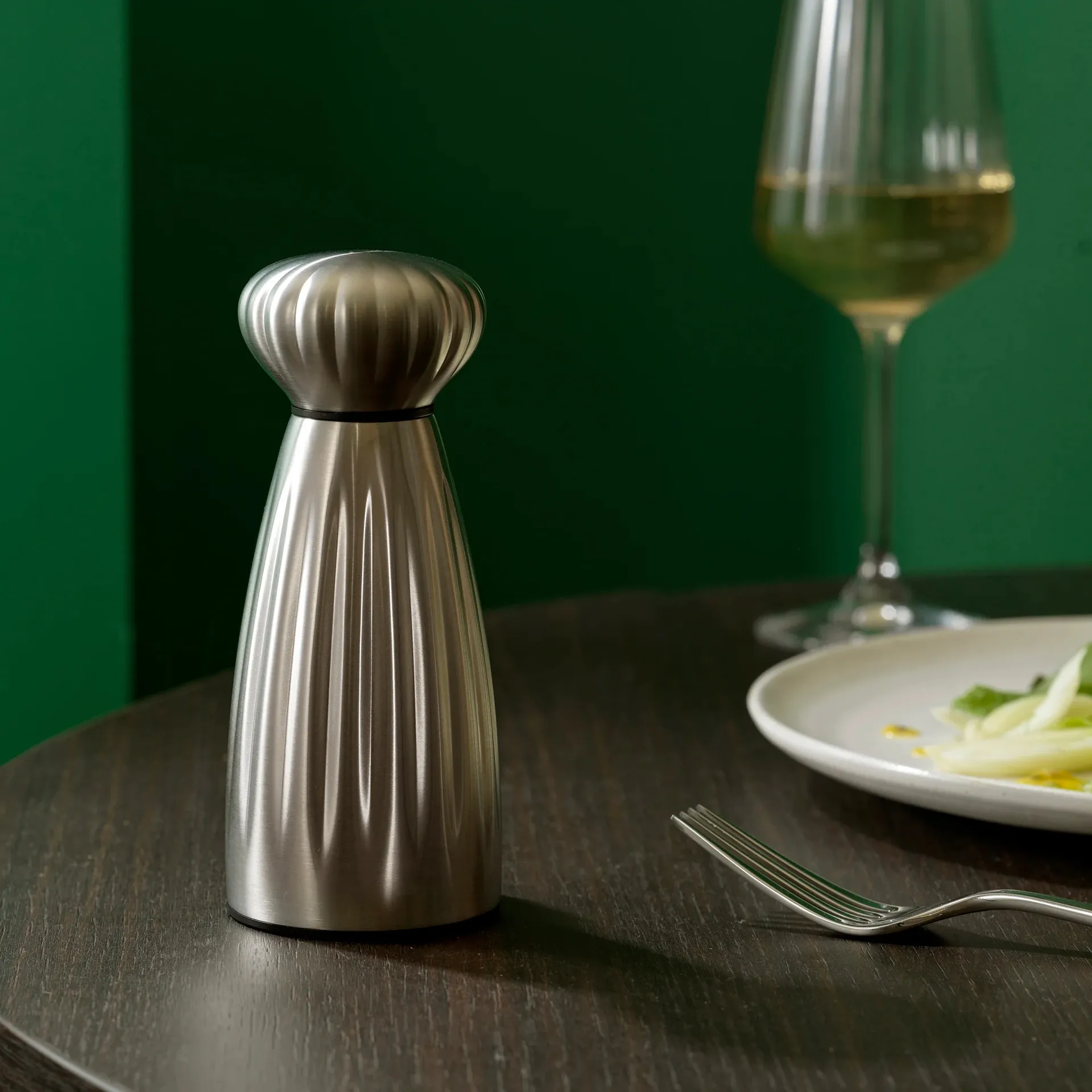 Palm Satin peberkværn, Small-rostfrit stål Robert Welch