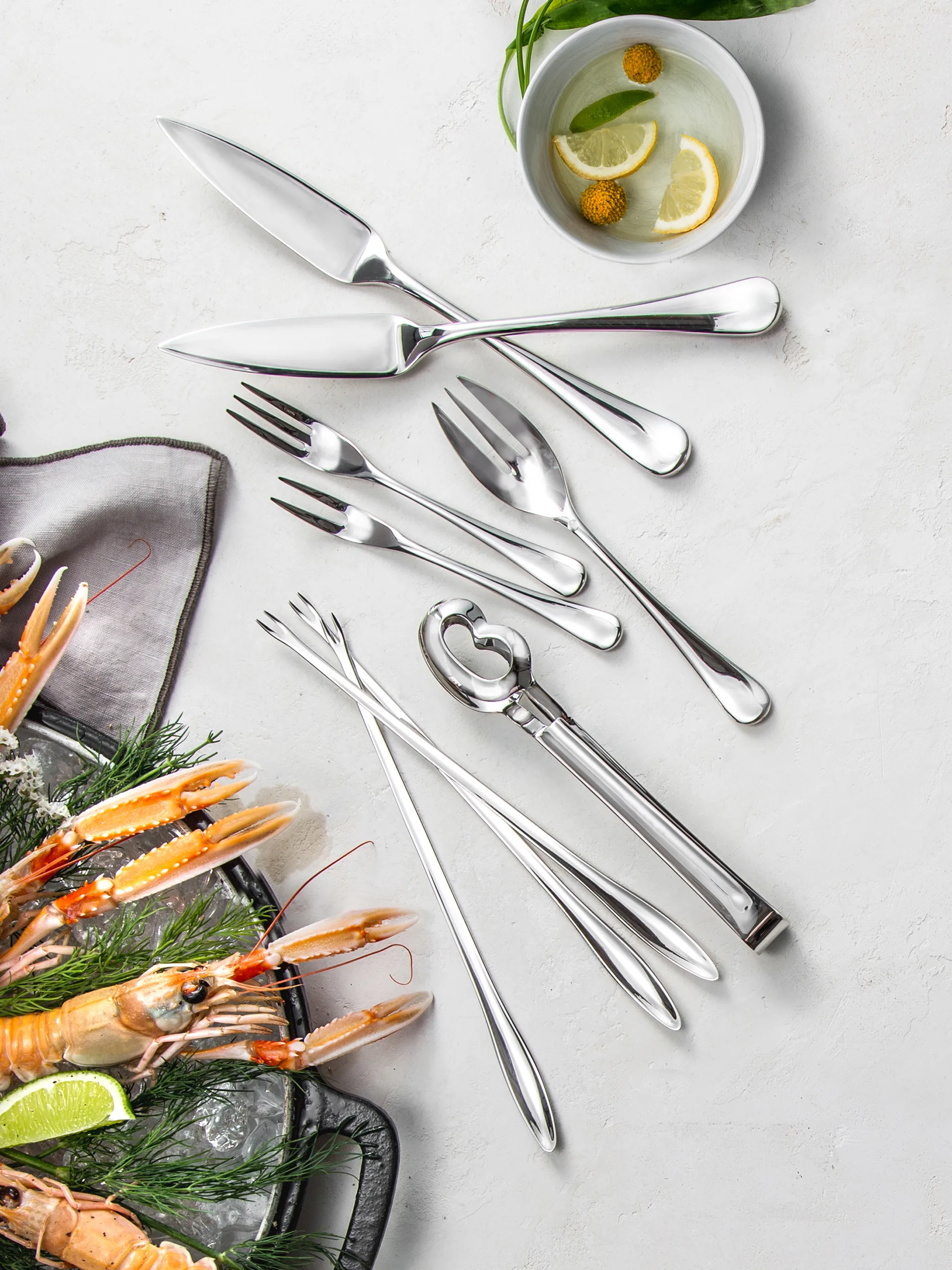 Radford fiskekniv – blank, Rustfrit stål Robert Welch