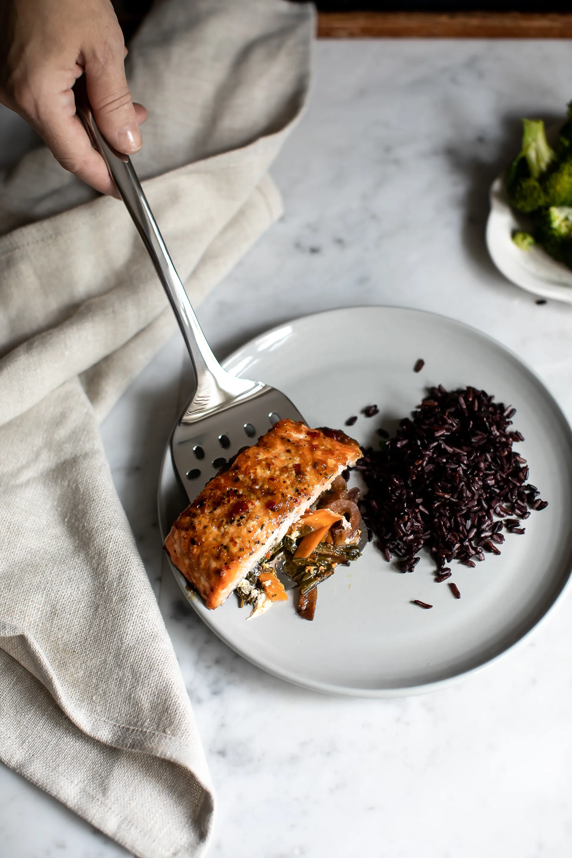 Robert Welch signature hullet paletkniv stor, Rustfrit stål Robert Welch