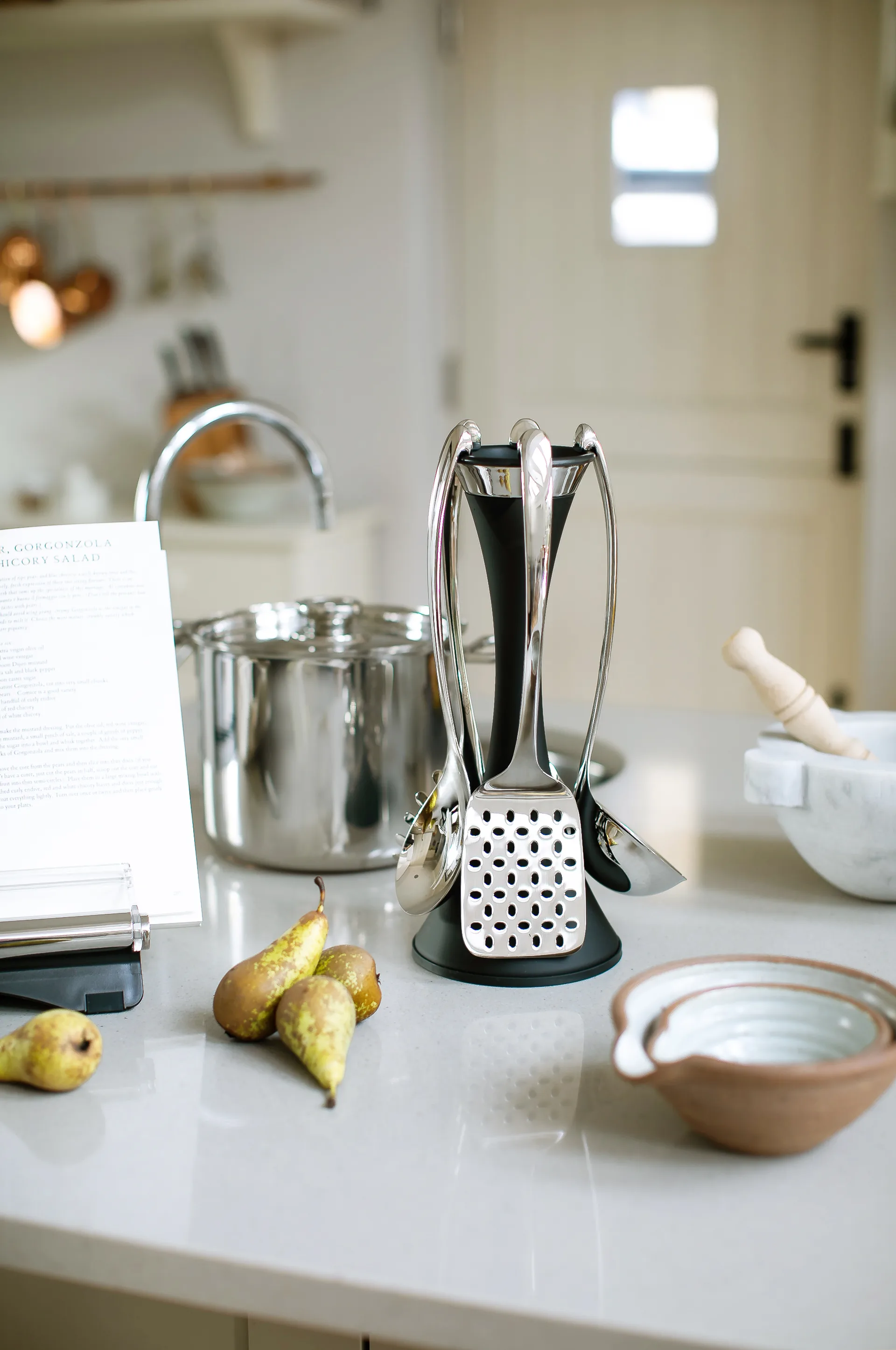 Robert Welch signature køkkenredskabsholder 6 dele, Sort Robert Welch