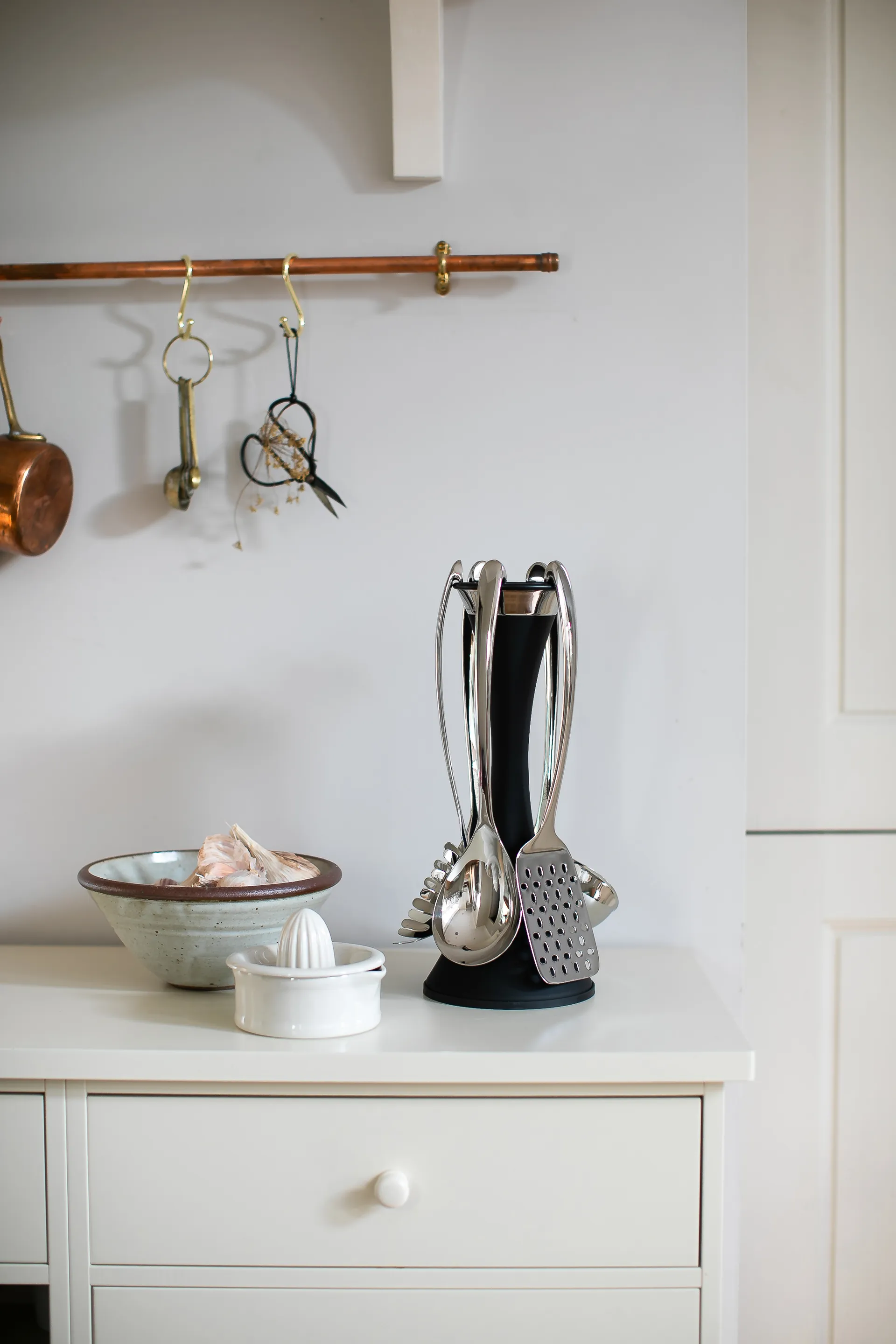 Robert Welch signature køkkenredskabsholder 6 dele, Sort Robert Welch