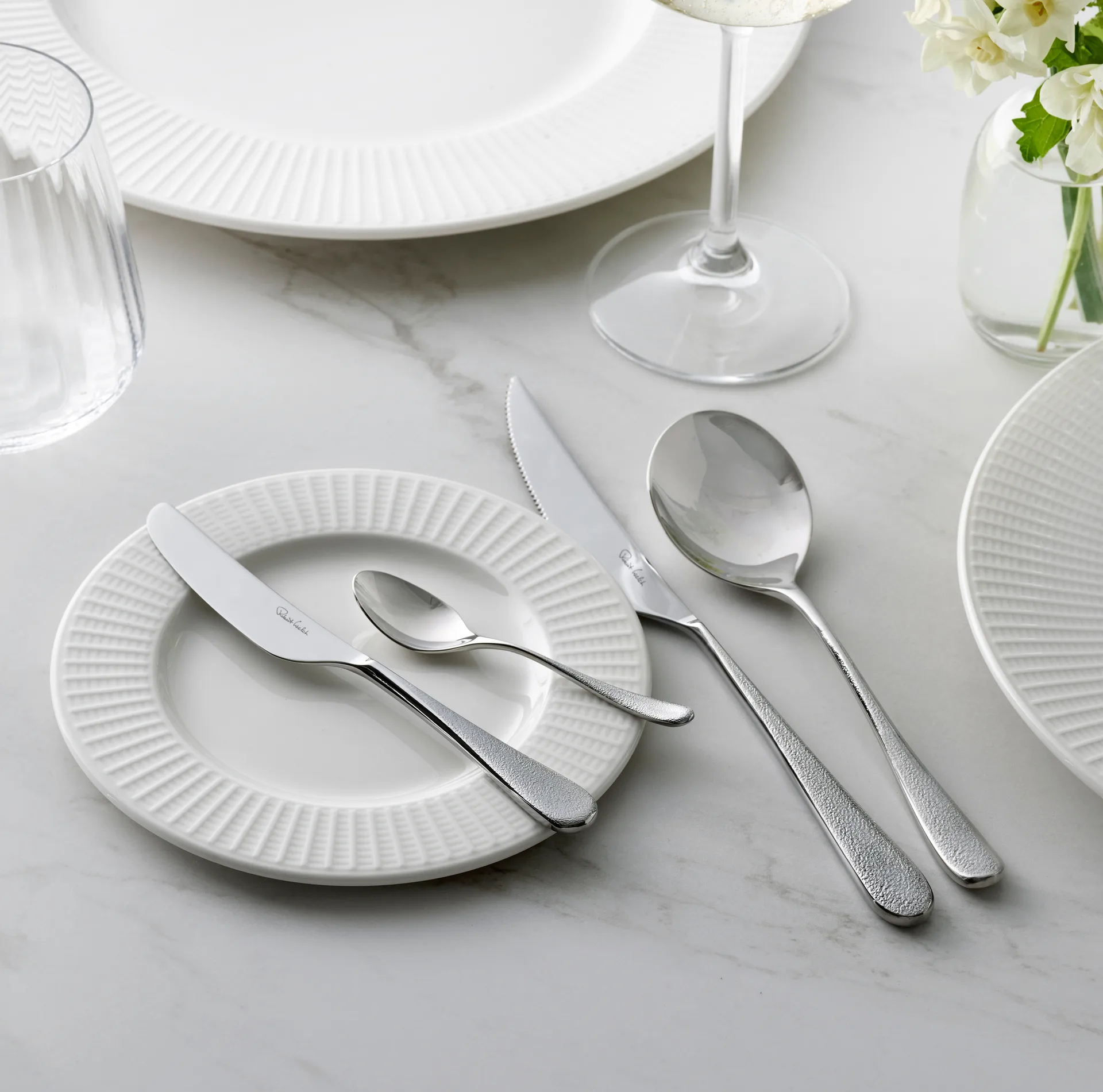 Sandstone kaffeske blank, Rustfrit stål Robert Welch