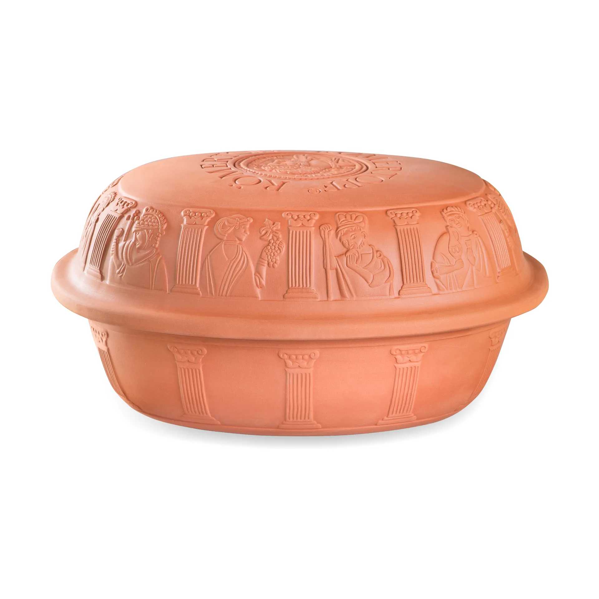 Lergryde classic maxi terracotta, 8 pers Römertopf