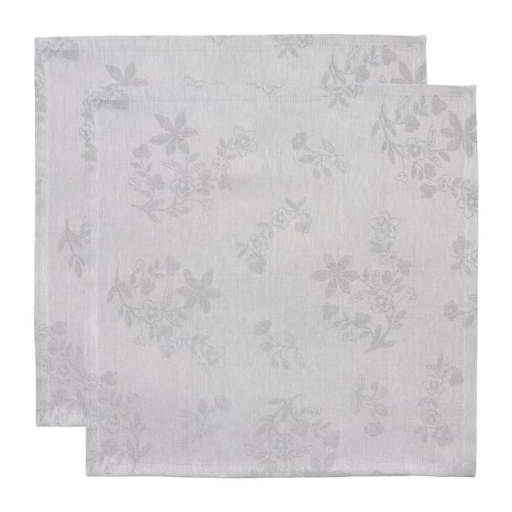 Ostindia Svart stofserviet 45x45 cm 2-pak - Sort - Rörstrand