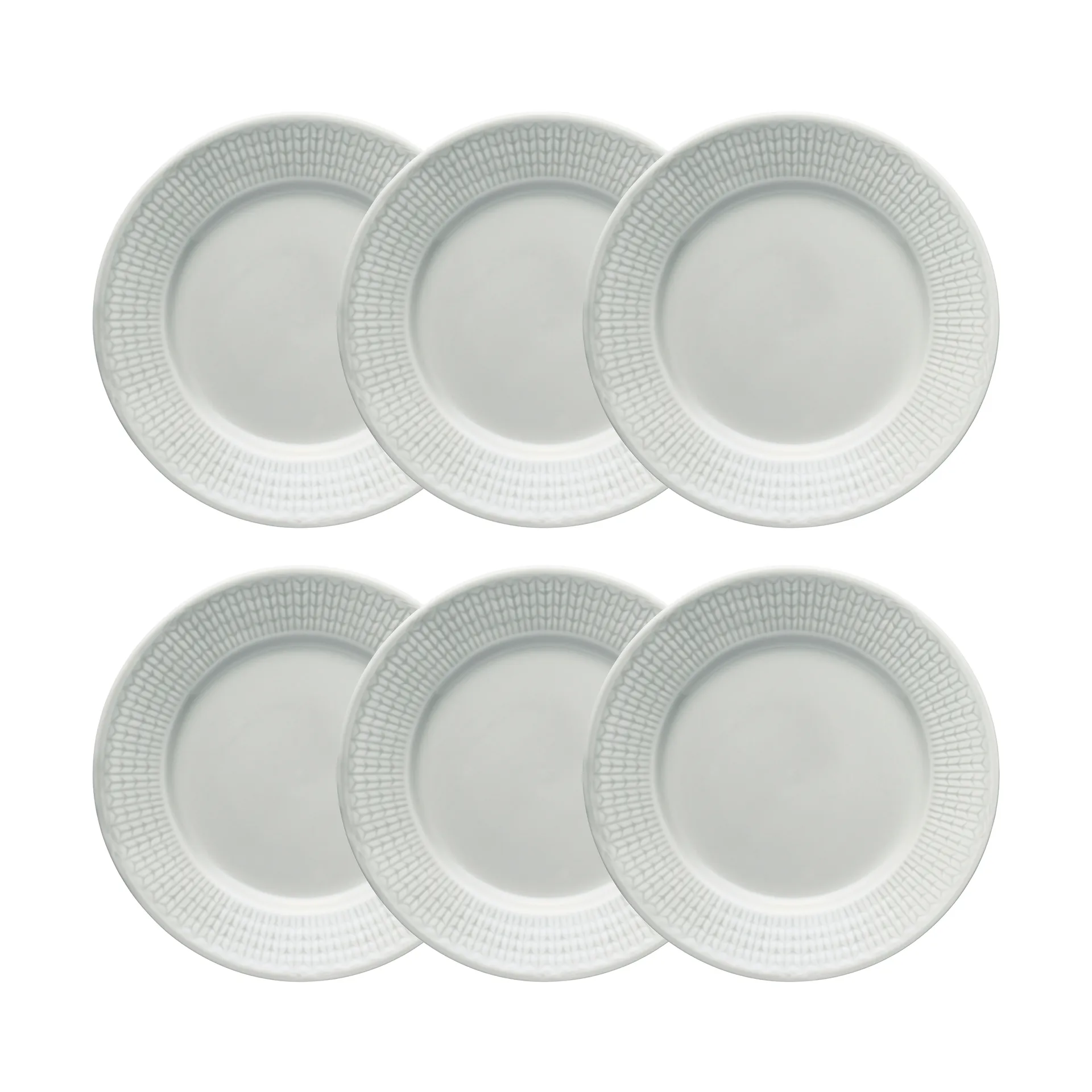Swedish Grace asiet 17 cm 6-pak Tåge (grå),  Rörstrand