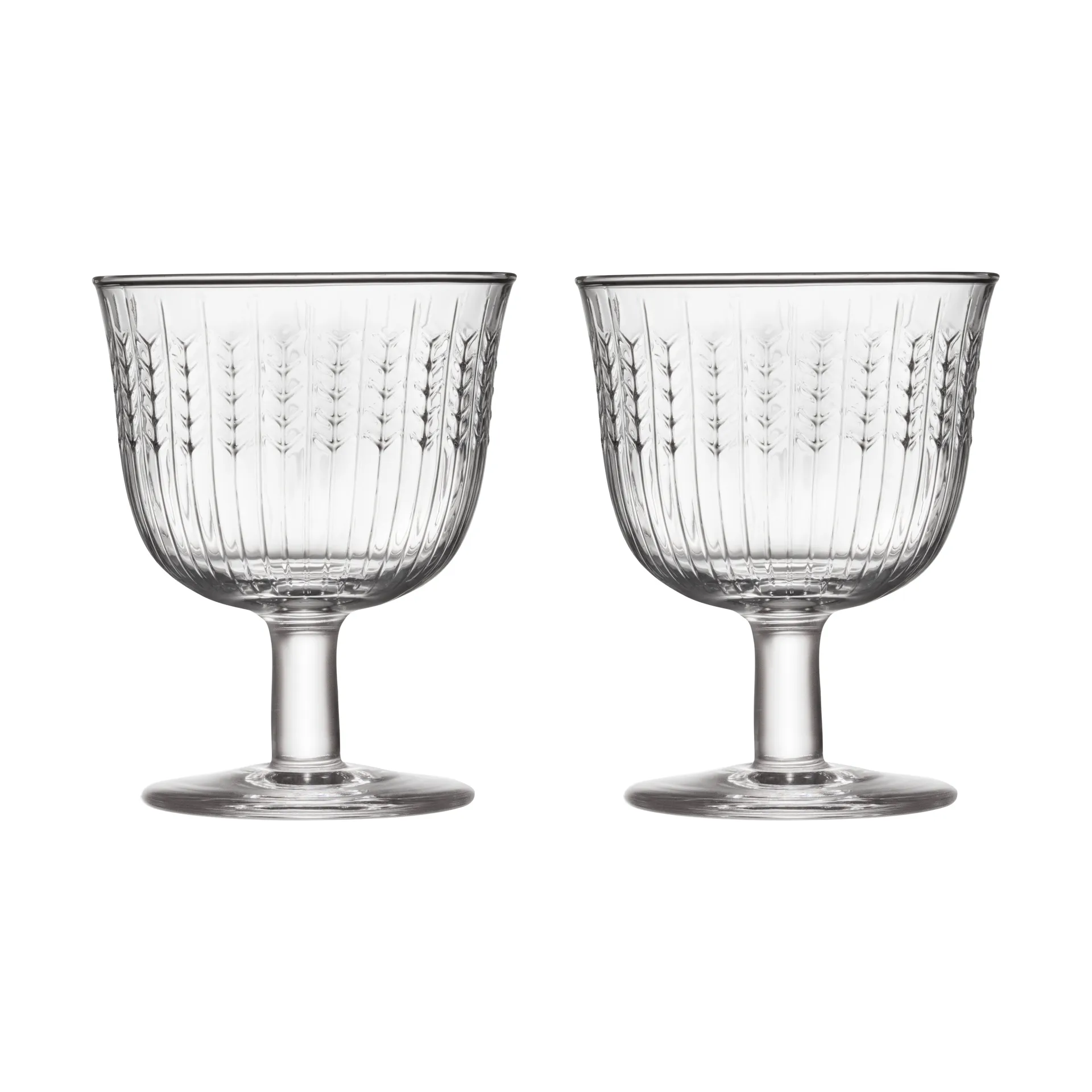 Swedish Grace drikkeglas på fod 25 cl 2-pak, Klar Rörstrand