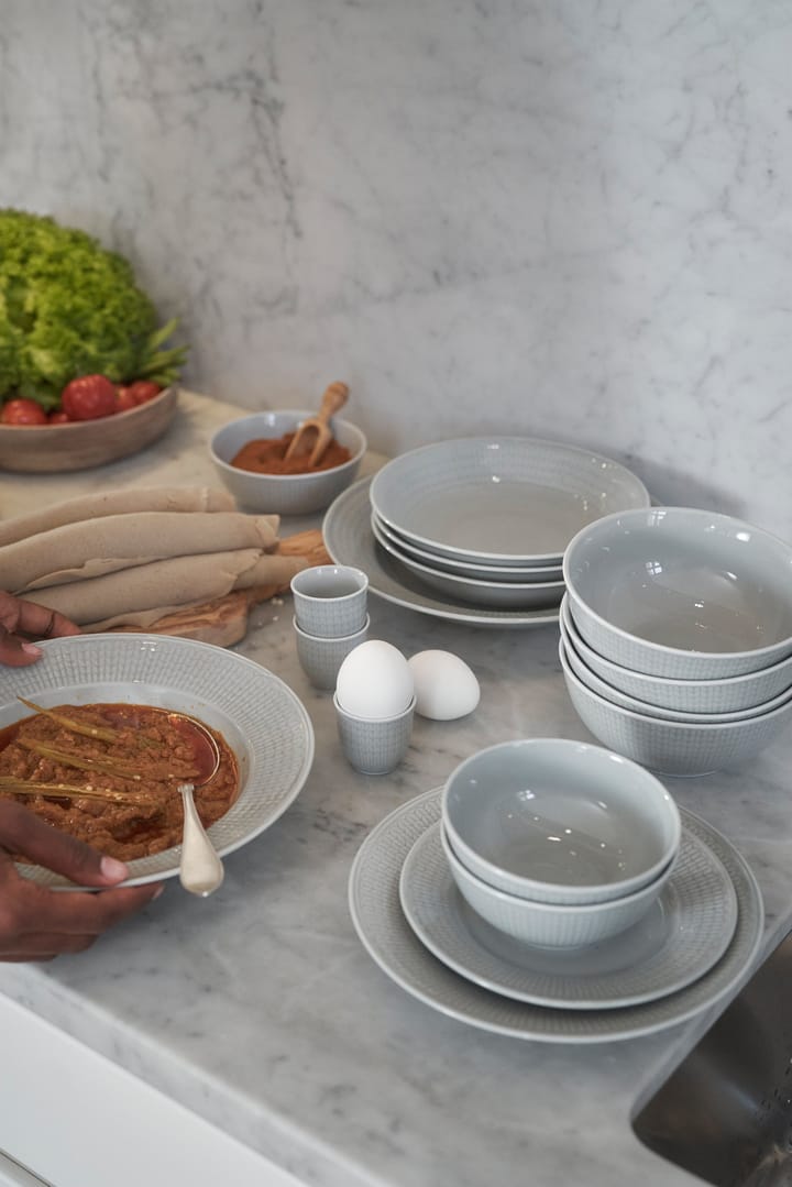 Swedish Grace dyb tallerken 19 cm 6-pak Tåge (grå) Rörstrand