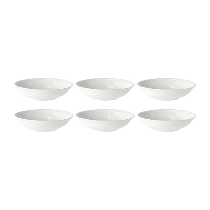 Swedish Grace dyb tallerken 19 cm, 6 stk sne-hvid - Rörstrand