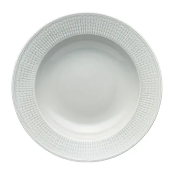 Swedish Grace dyb tallerken 25 cm 6-pak Tåge(grå) - Rörstrand