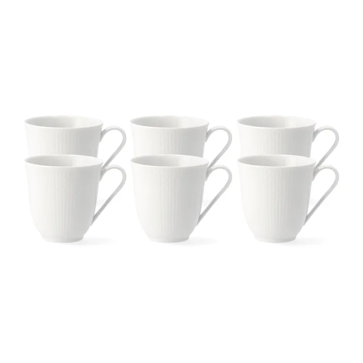 Swedish Grace krus 30 cl. - 6 stk sne-hvid - Rörstrand