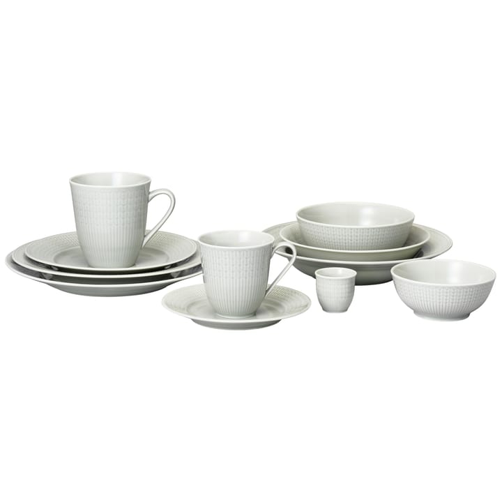 Swedish Grace tallerken 21 cm 6-pak Tåge (grå) Rörstrand