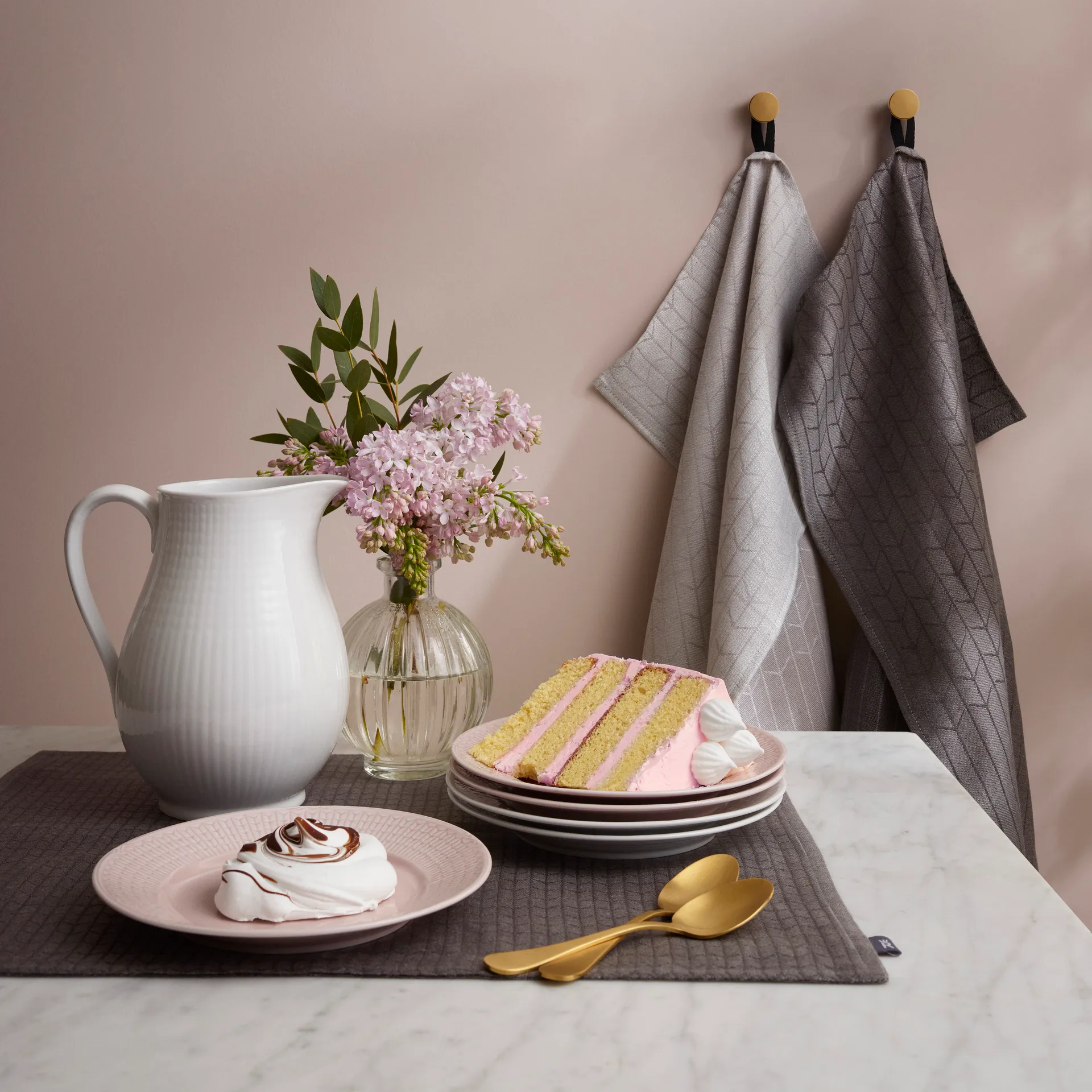 Swedish Grace viskestykke 47x70 cm, Tåge Rörstrand