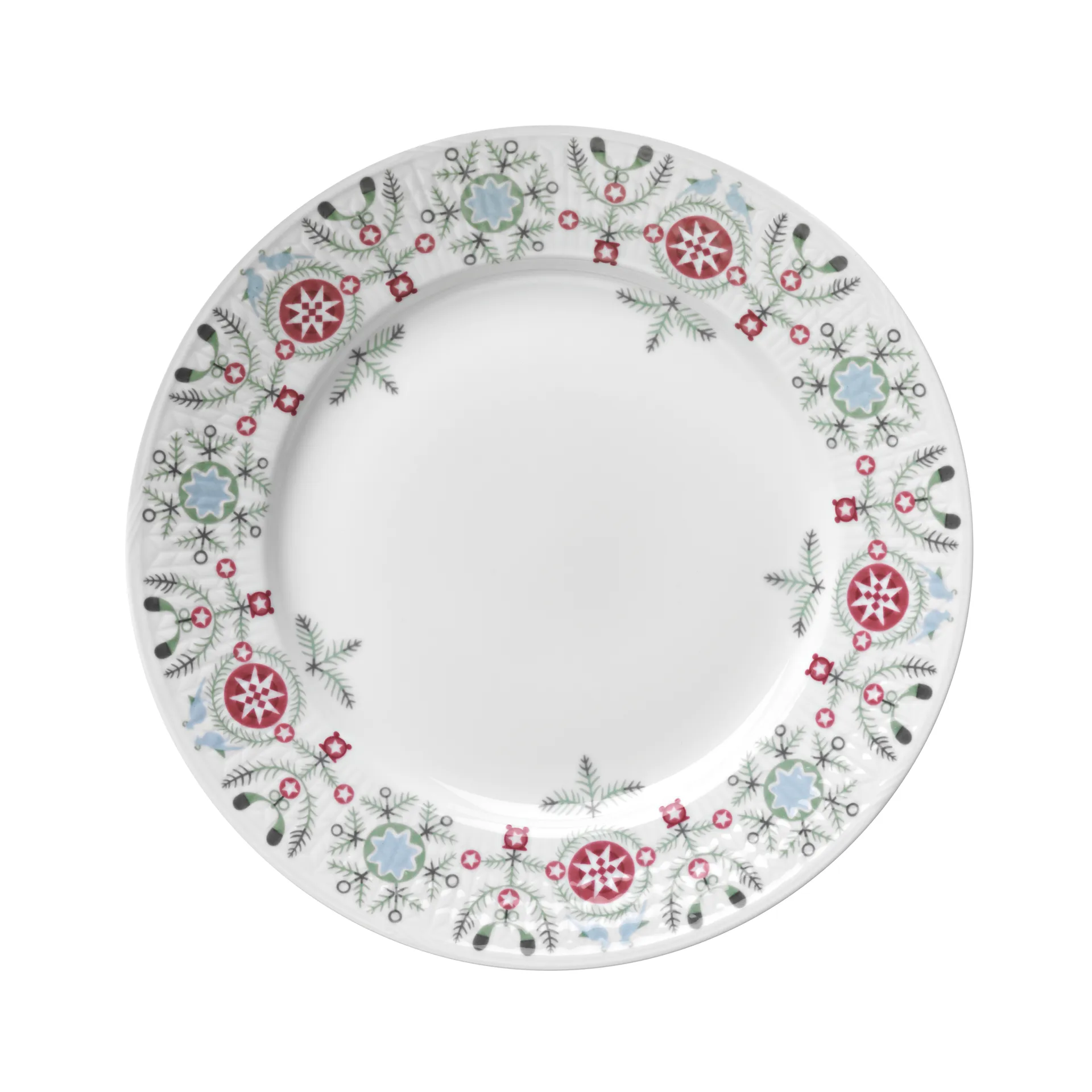 Swedish Grace Winter tallerken 21 cm, hvid Rörstrand