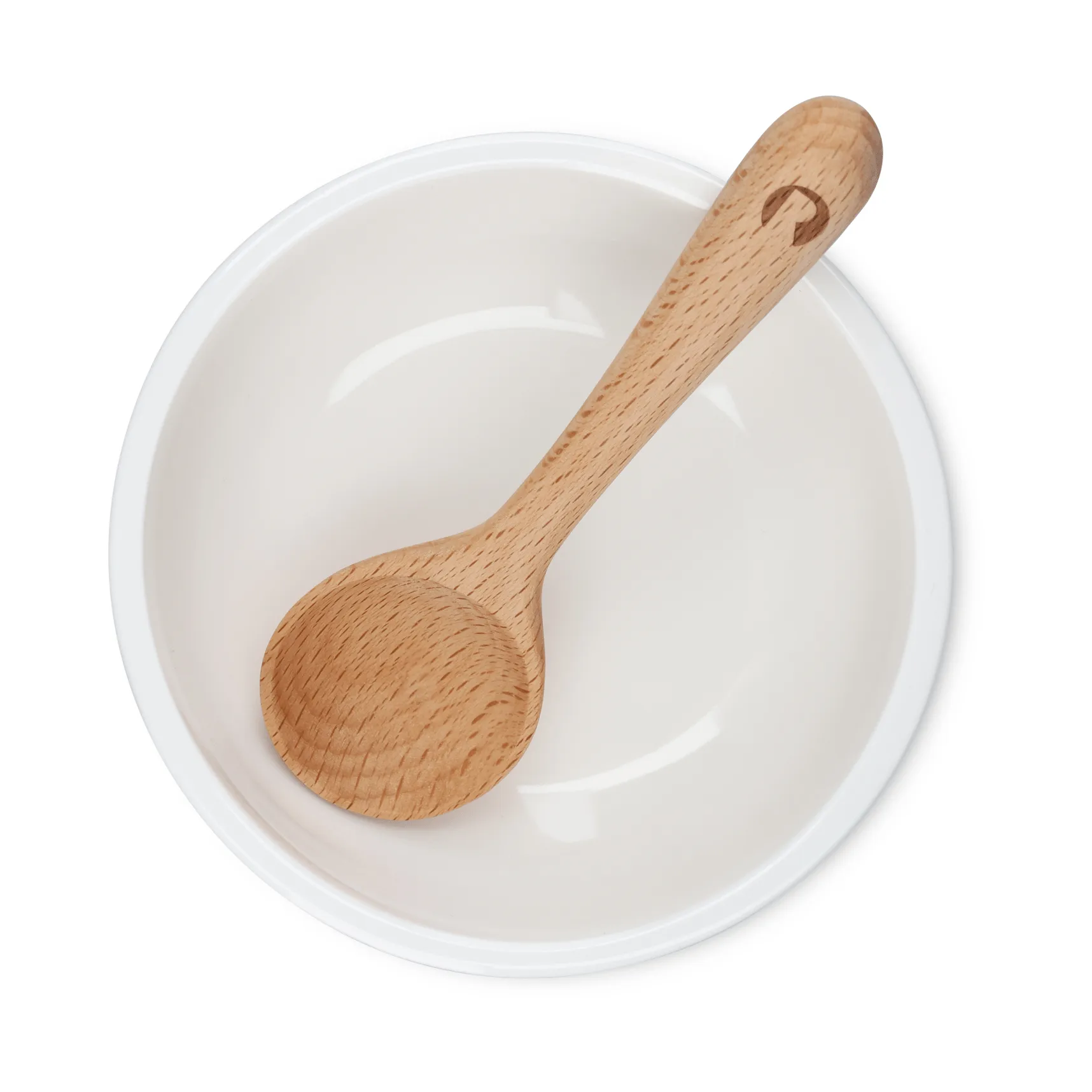Grand Cru snackskål og ske, Hvid, Ø10,5 cm Rosendahl