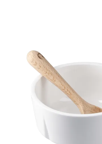 Grand Cru snackskål og ske - Hvid, Ø10,5 cm - Rosendahl