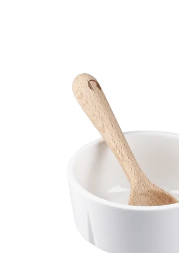 Grand Cru snackskål og ske - Hvid, Ø9 cm - Rosendahl