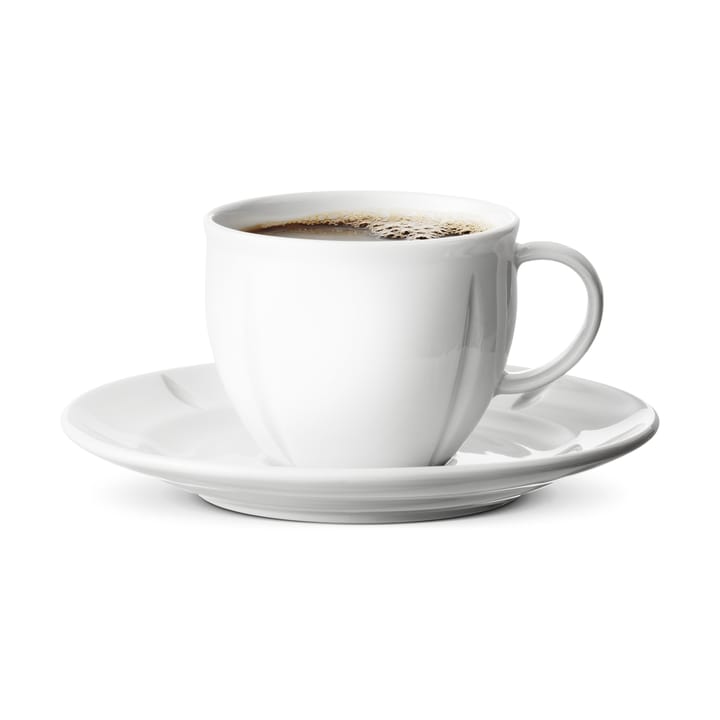 Grand Cru Soft kaffekop med underkop 28 cl, Hvid Rosendahl