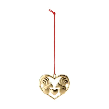 Karen Blixen nuts about you dekorationsophæng - Forgyldt, 6 cm - Rosendahl