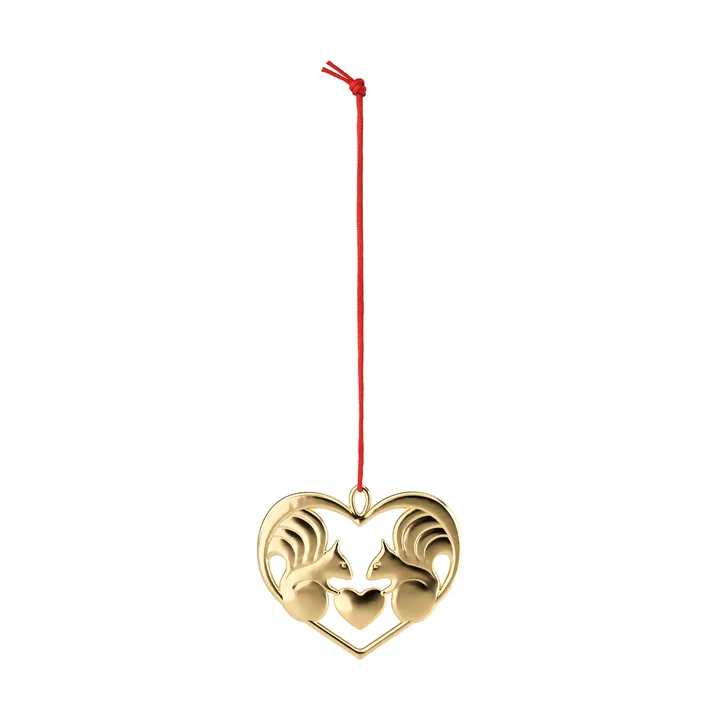 Karen Blixen nuts about you dekorationsophæng - Forgyldt, 6 cm - Rosendahl