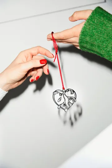 Karen Blixen under the mistletoe - Forsølvet, 6 cm - Rosendahl