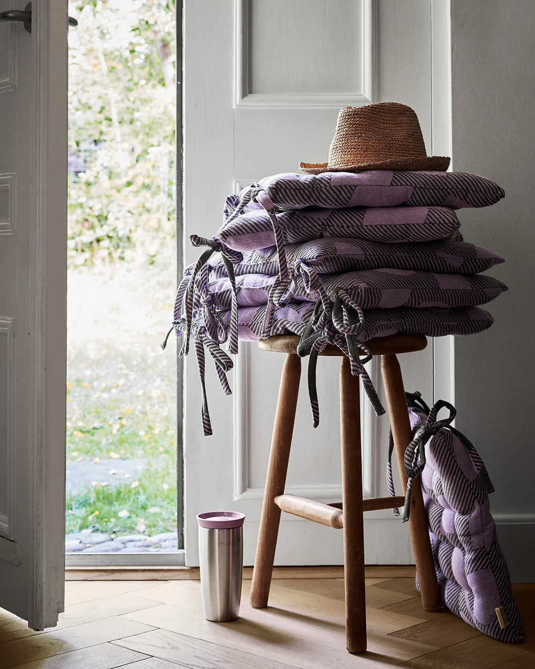 Rosendahl outdoor nature stolehynde 40x40 cm, Grøn/Lavender Rosendahl