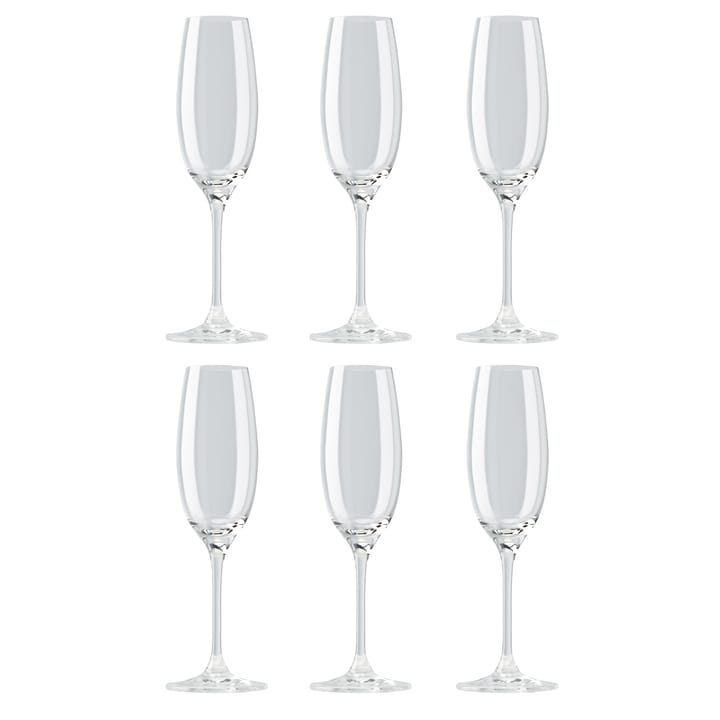 DiVino champagneglas 22 cl 6-pak, Klar Rosenthal
