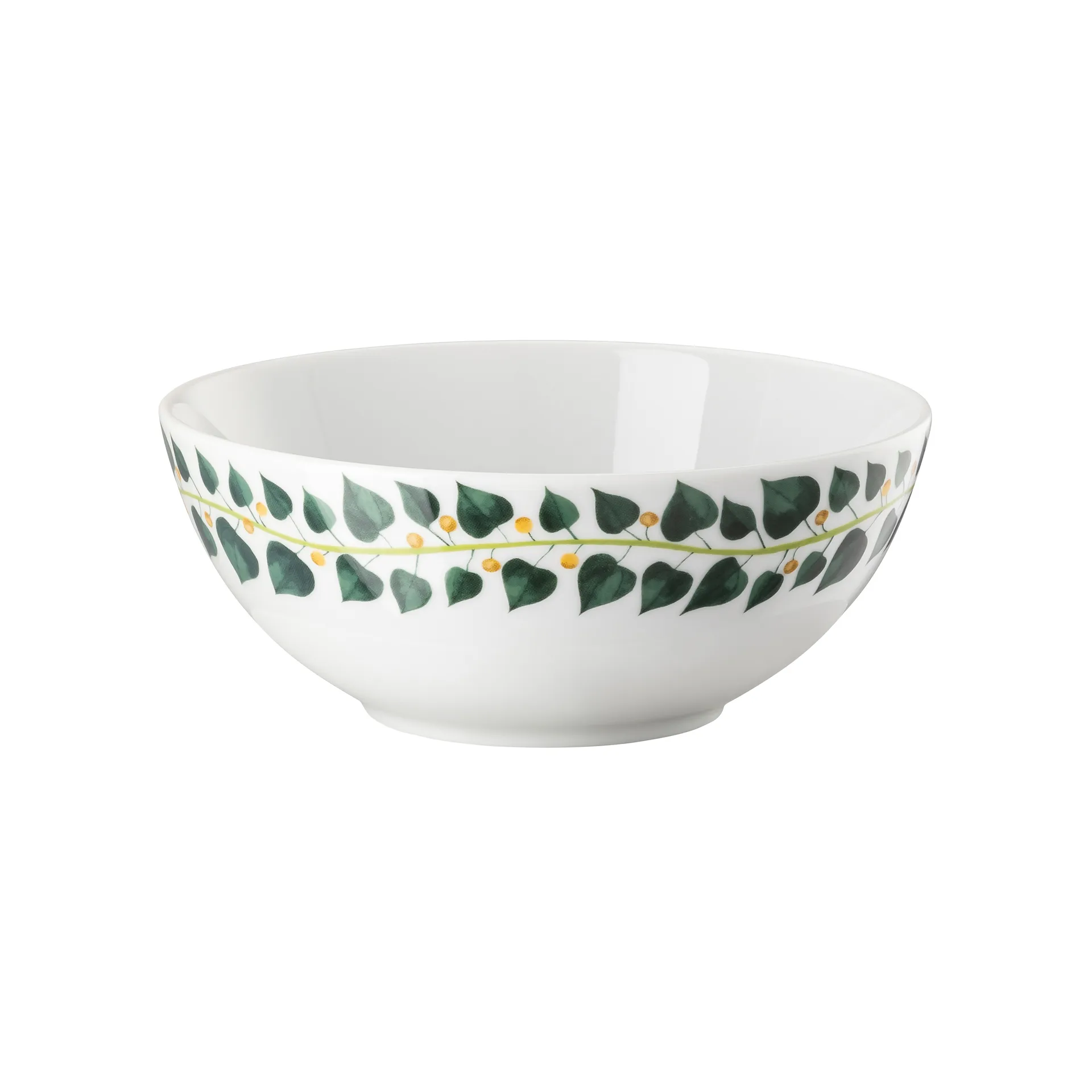 Magic Garden Foliage morgenmadsskål 15 cm, Hvid/Grøn Rosenthal