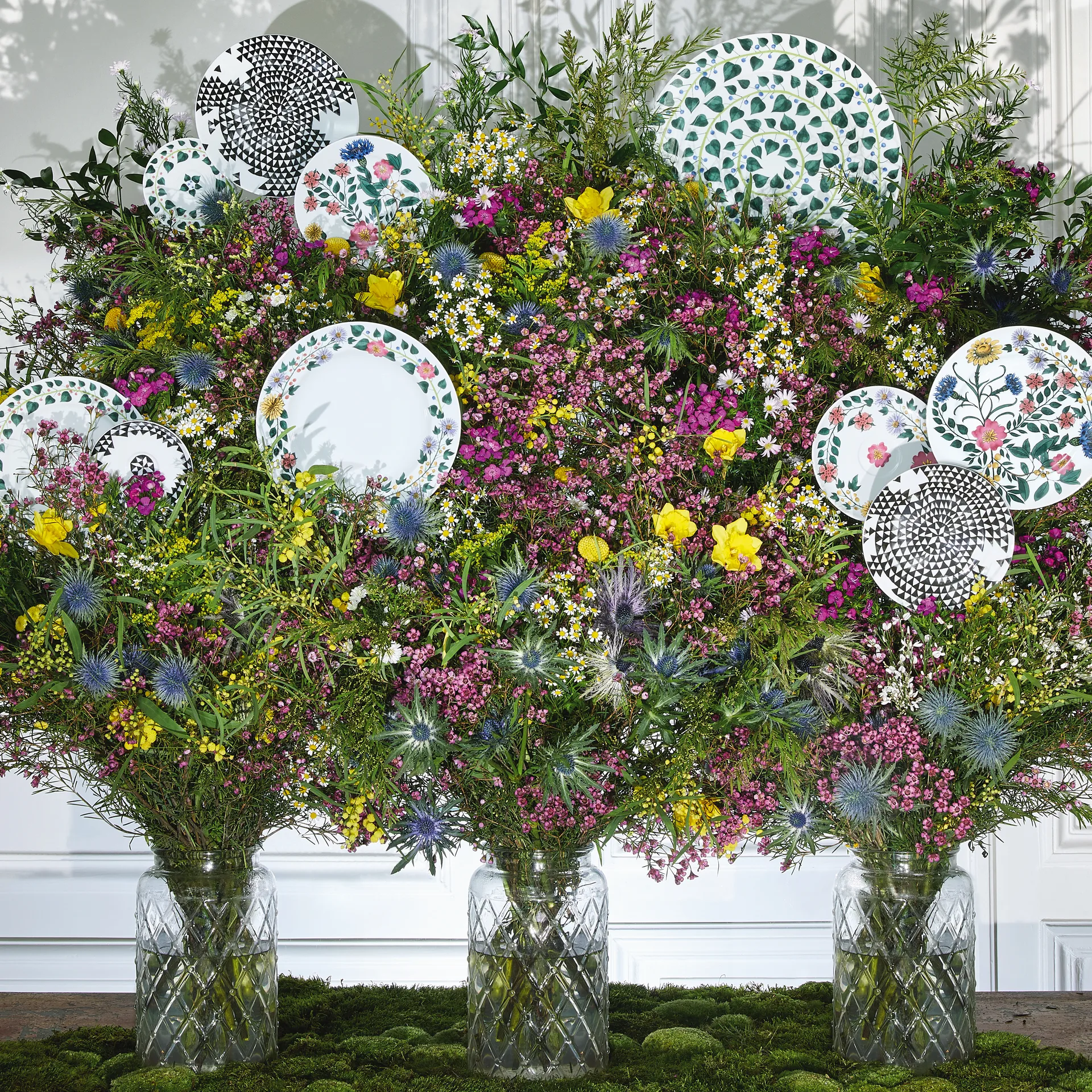 Magic Garden Foliage tallerken 21 cm, Hvid/Grøn Rosenthal