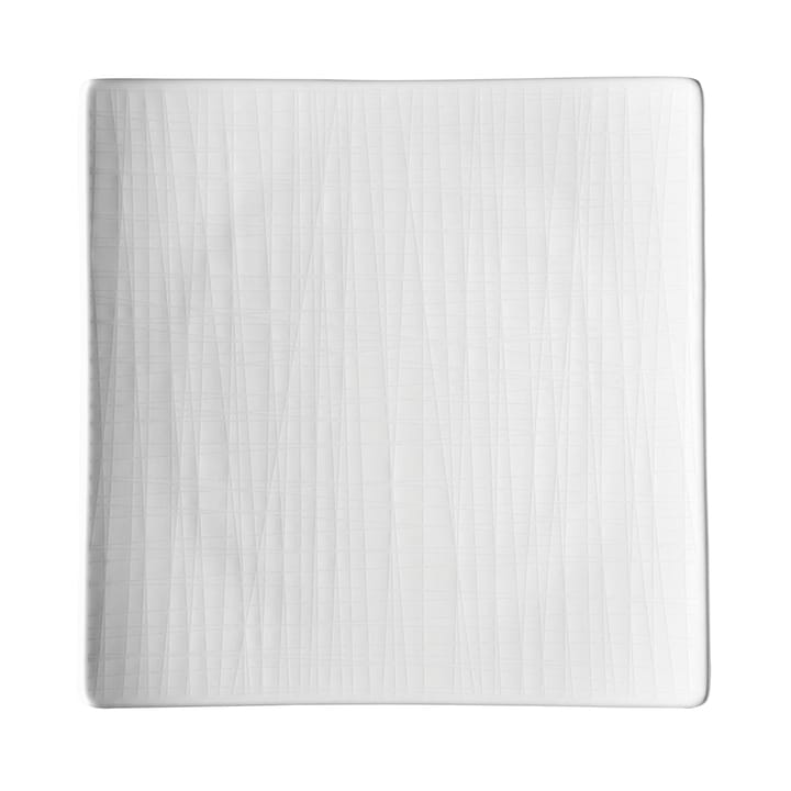 Mesh kvadratisk tallerken 22 cm, hvid Rosenthal