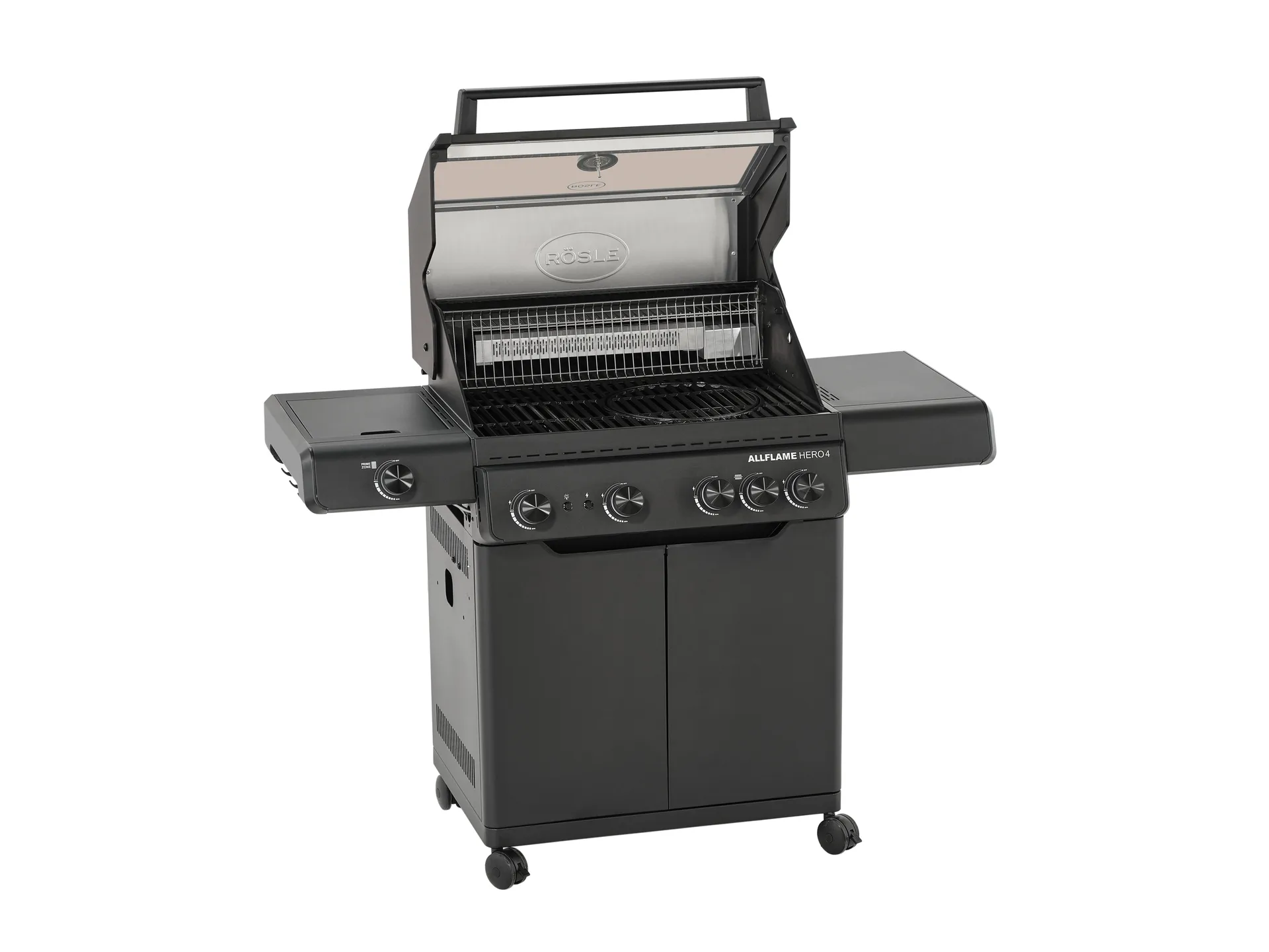 AllFlame Hero 4 gasgrill, Sort Rösle