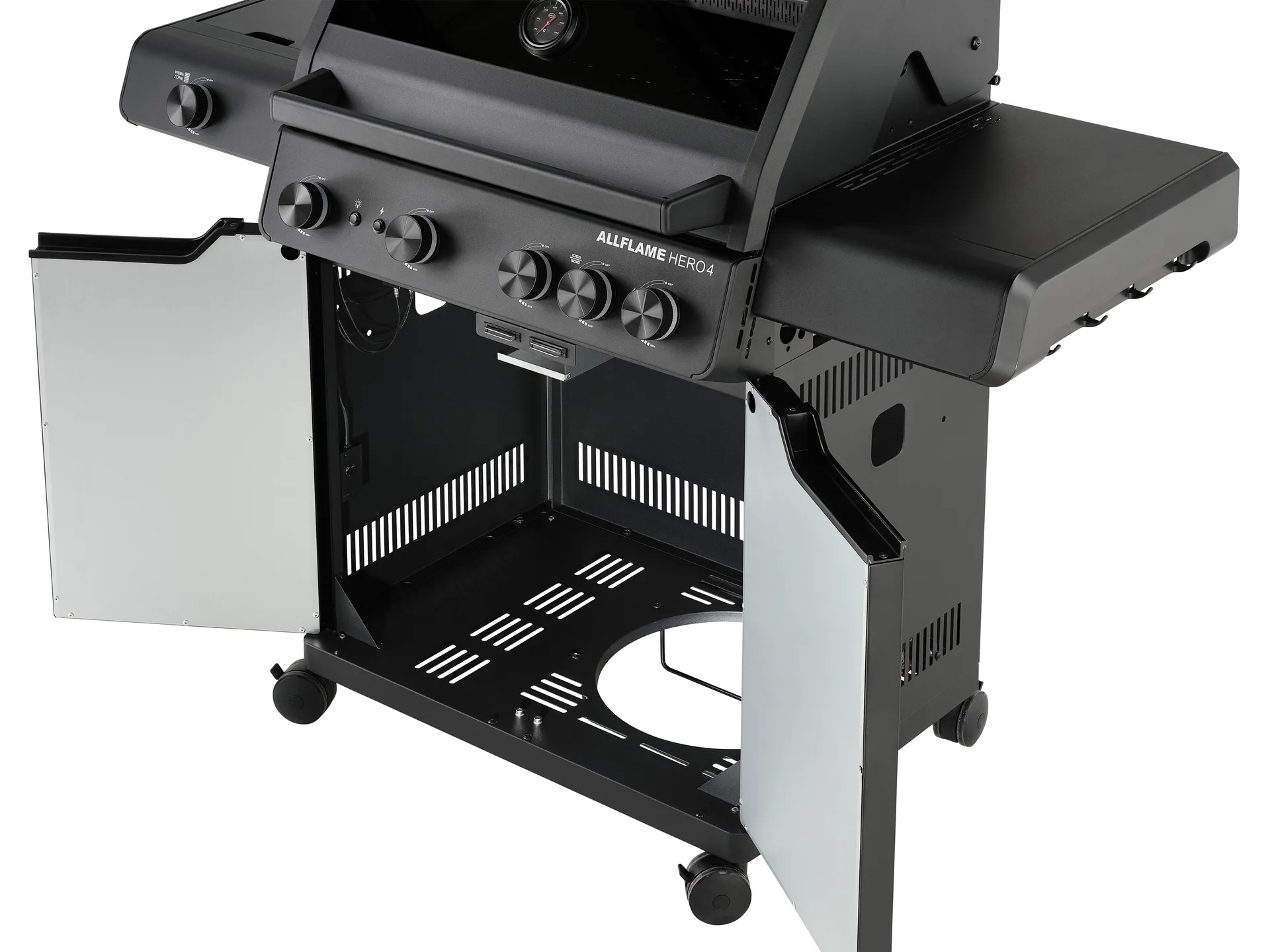 AllFlame Hero 4 gasgrill, Sort Rösle
