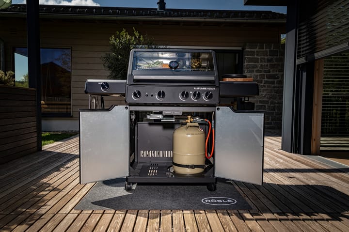 AllFlame Hero 4 gasgrill, Sort Rösle