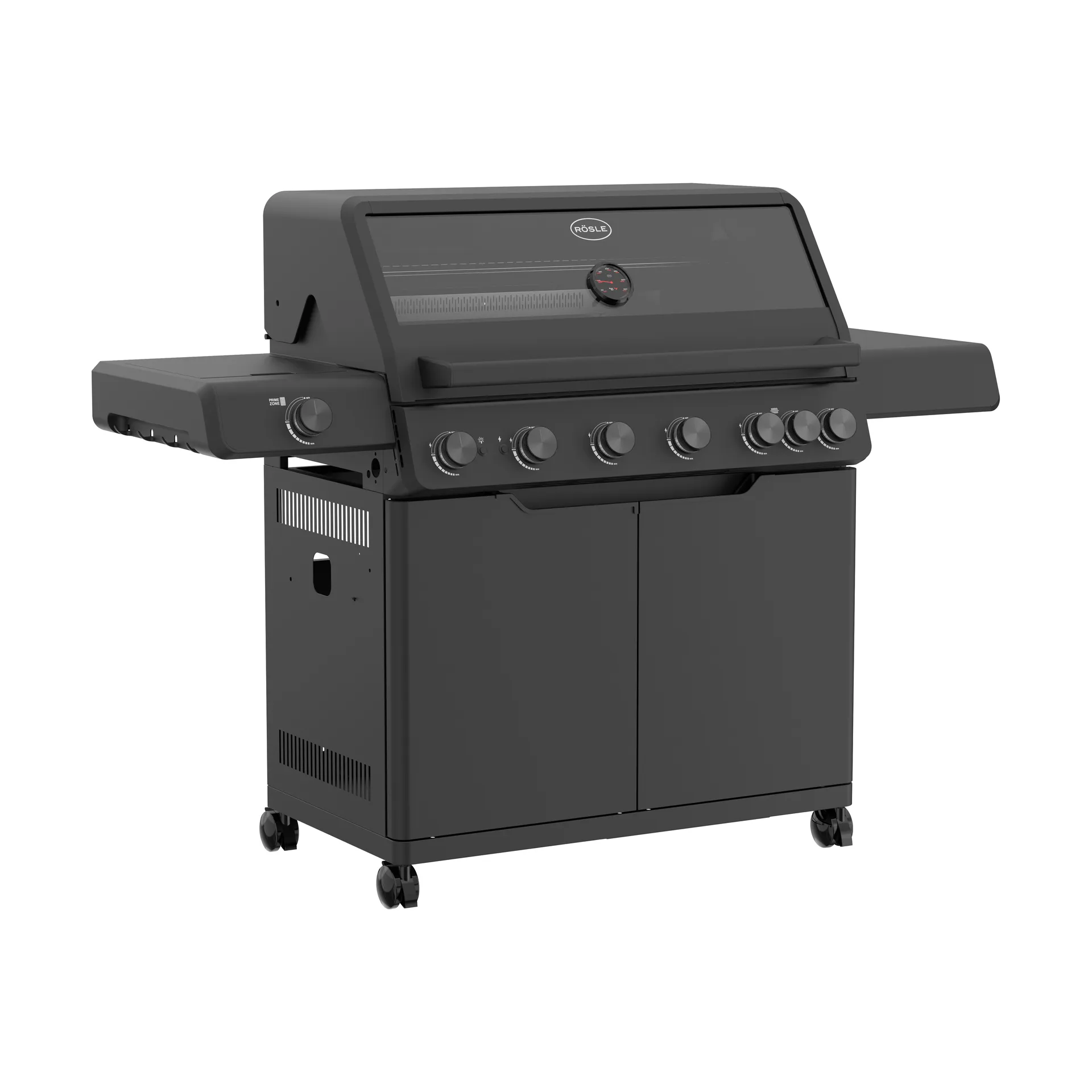 AllFlame Hero 6 gasgrill, Sort Rösle