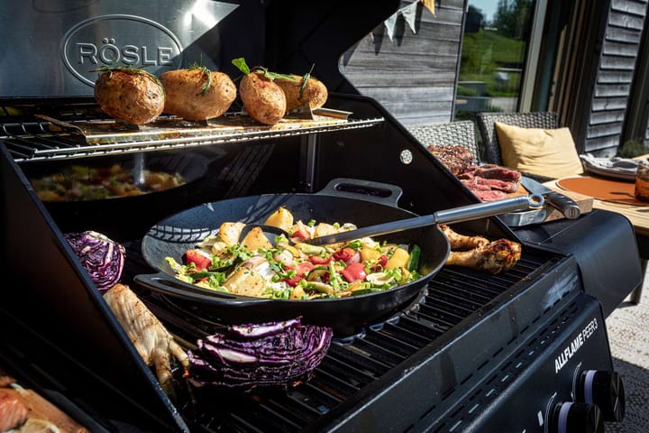 AllFlame Hero 6 gasgrill, Sort Rösle