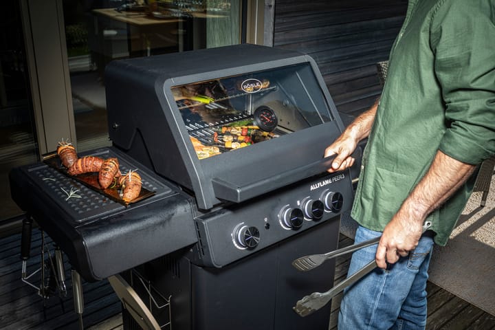 AllFlame Peer 3 gasgrill, Sort Rösle